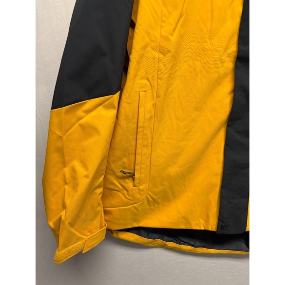 Oakley TNP TBT Shell Jacket Mens Amber Yellow Blackout Snowboard Ski XL NWT - Picture 2 of 12